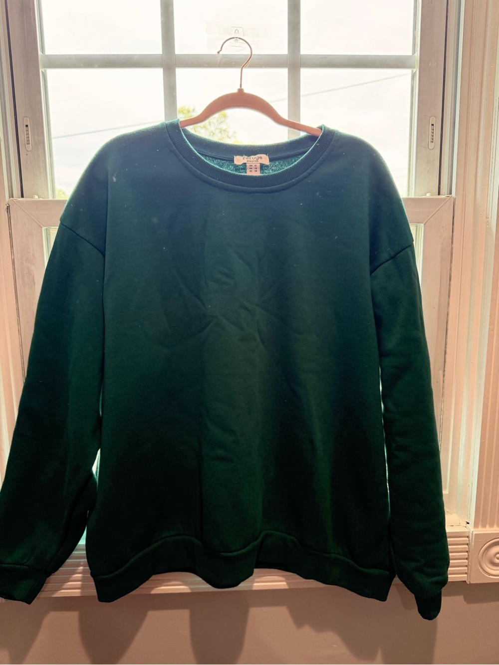 Men's Dark Green Crewneck Sweatshirt - refuge